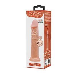 Фалоімітатор - Barbara Calvin Dildo 8,3" Flesh - мініатюра 7