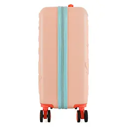 Валіза дитяча Semi Line 20 дюймів (S) дюймів (S) Pink/Blue, ABS пластик, 4 колеса 360°, ручна поклажа, 34 л, для дітей, персиковий/блакитний - мініатюра 3