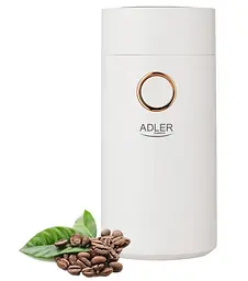 Кавомолка Adler AD 4446 white gold - мініатюра 2