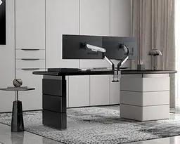 Кронштейн Anda Seat Stealth PRO II Duo 17''-42'' Black White AD-W-A9-2S-BW - мініатюра 10