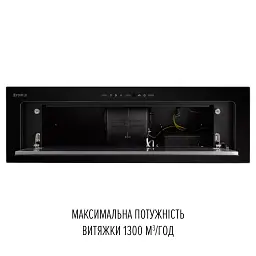 Витяжка повновбудована Perfelli Design Vision 9 Nero Silenzio - мініатюра 11
