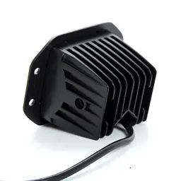 Світлодіодна додаткова LED фара 18W (3W x 6) 10-30V 121x91x80 mm ближній (Врізна) (15-18W) 1 шт. (3039) - мініатюра 2