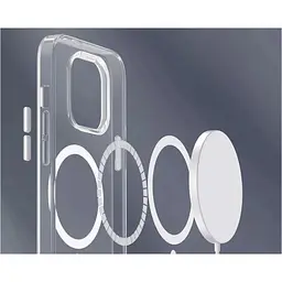 Чохол Blueo Crystal Drop Pro Resistance with MagSafe для Apple iPhone 15 Pro Max Transparent (B41-I15PMTR) [115262] - мініатюра 5