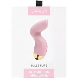 Вакуумний кліторальний стимулятор Svakom Pulse Pure Pale Pink - мініатюра 8
