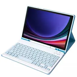 Чохол-книжка BeCover з бездротовою клавіатурою для Samsung Galaxy Tab A9 SM-X115 8.7" Light Blue (712358) - мініатюра 2