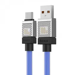 Кабель Baseus CoolPlay Series Fast Charging Cable USB to Type-C 100W 1m CAKW000603 Blue