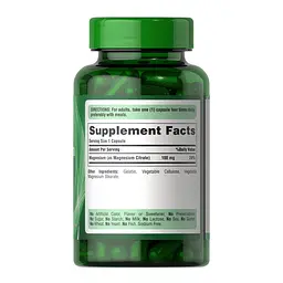 Магній Цитрат Puritans Pride Magnesium Citrate 100 mg 100 капсул - мініатюра 2
