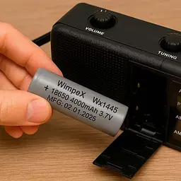 Акумулятор Wimpex 18650 WX-1445 4000 Mah Li-Ion 3.7 V 500 циклів сірий - мініатюра 6