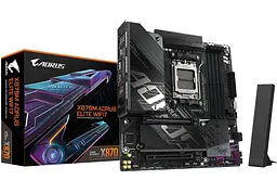 Материнська плата Gigabyte X870M AORUS ELITE WIFI7 (X870M AORUS ELITE WIFI7) (Socket AM5, AMD X870, Micro-ATX) - мініатюра 5