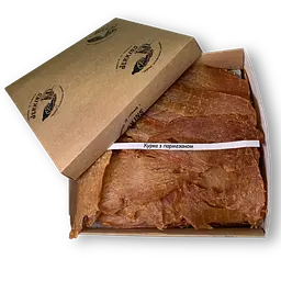 Бокс м'ясних чипсів "Хітова Курка" середній Jerkins