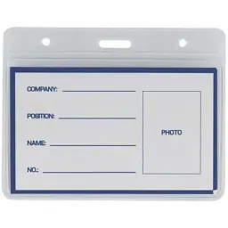 Бейдж Buromax horizontal 95х75мм PVC (BM.5402)
