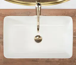 Умивальник Rea Berta 55 56x35,5 white (REA-U5055), Глянцева - мініатюра 5