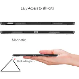 Чохол-книжка Dux Ducis Toby Series With Pencil Holder для Apple iPad Air 13` (2024-2026)/Pro 12.9` (2020-2022) Blue [130633] - мініатюра 8