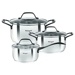 Набор посуды Ringel Elegance с крышкой 3 предмета (RG-6008)