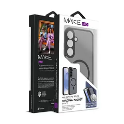 Чохол MAKE Samsung S25 FE Shadow+ Magnet Black - мініатюра 2