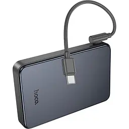 Зовнішній акумулятор Hoco J170 Starlight 10000mAh 22.5W Metal Gray (6942007672696) [174709] - мініатюра 5