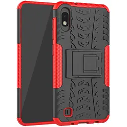 Чохол-накладка Toto Dazzle Kickstand 2 in 1 Case Samsung Galaxy M10 Red - мініатюра 2