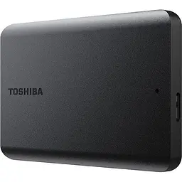 Зовнішній жорсткий диск Toshiba Canvio Basics 2022 2.5" 1TB USB 3.2 black (HDTB510EK3AA) - мініатюра 2