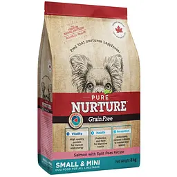 Сухий корм Pure Nurture для собак малих та дрібних порід на всіх стадіях життя, рецепт з лососем та кол.горохом 8 кг