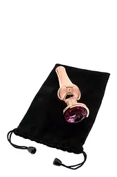 DT21875 набір анальних пробок конічної форми Dream Toys GLEAMING LOVE PLEASURE SET ROSE GOLD - мініатюра 2