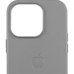 Чохол Leather Case with MagSafe для Apple iPhone 16 Pro Max Light Grey AAA [119571] - мініатюра 3