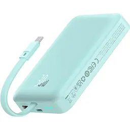 Універсальна мобільна батарея Baseus Magnetic Mini Wireless Fast Charge Type-C Edition 10 000 mAh 30W Синя P1002210B333-00