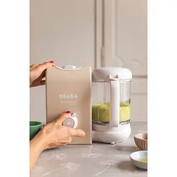Пароварка-блендер Beaba Babycook Express Beige (916302) - мініатюра 13