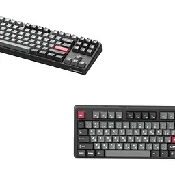 Клавіатура GamePro Asgard Ragnar Keychron Super Red Switch Wireless/Bluetooth/USB Black бездротова (MK285BK) - мініатюра 4