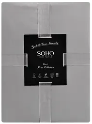 Комплект постільної білизни Полуторний Duet 150х200 см Mocha/Grey SOHO pbe0050816 - мініатюра 4