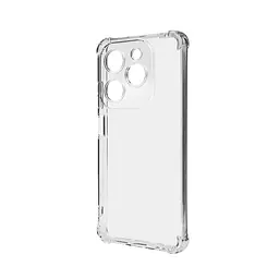 Прозрачный чехол для Infinix Hot 40i с защитой камеры и усиленными бортами, тонкий, силиконовый, бесцветный, ударопрочный, противоударный бампер с закрытой камерой, ArmorStandart (ARM73912)