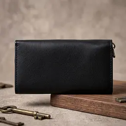 Ключниця Tony Perotti з натуральної шкіри Cortina 5005 nero (90131) Чорна - мініатюра 8