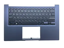 Топкейс ноутбука / верхня панель та клавіатура для ноутбука Asus Vivobook 14 X1402ZA (90NB0WP2-R30UA1) Оригінал від Asus, Нижня частина