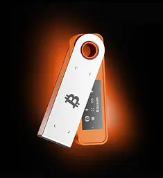 Апаратний гаманець для криптовалют Ledger Nano S Plus Orange BTC 2024 (LNSPOB2) - мініатюра 4