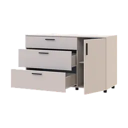Комод Doros Торн Кашемір 3Ш/1Д 135х51.6х80 (41510187) - мініатюра 2