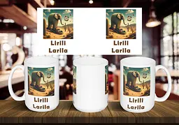 Чашка "Lirili Larila" 425 мл Жовта