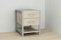 Тумба універсальна Ferrum-decor Вів'єн 2/1 50x41x40 сірий ДСП Дуб Сонома 16мм (FRD-104183) - мініатюра 3