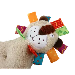 Іграшка для Собак Gigwi Plush Friendz Левеня з пищалкою 17х11х4 см - мініатюра 5