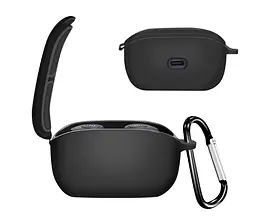 Чохол-накладка DK Silicone Candy Friendly з карабіном для JBL Wave 100 (black) - мініатюра 2