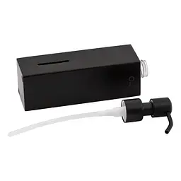 Дозатор для рідкого мила Qtap Liberty BLM 1152-2, Чорний матовий - мініатюра 3