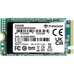 Накопичувач SSD Transcend m.2 NVMe 256GB PCIe 3.0 240 250 (TS256GMTE400S)