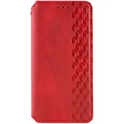 Чохол-книжка GETMAN Cubic Cover Case для Redmi 13C / Poco C65 Red [100963] - мініатюра 1