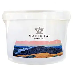 Топлене масло Гхі (з фермерського вершкового масла) Чистий Смак 3 л