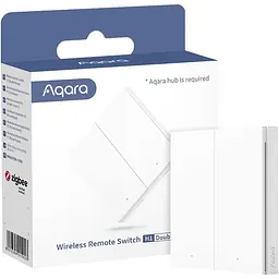 Розумний вимикач Aqara Smart Wall Switch H1 White (без нейтралі, 2 клавіши) (WS-EUK02) Global EU [71676] - мініатюра 5