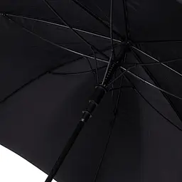 Класична парасоля тростина складна напівавтомат купол 141 см парасоля напівавтоматична розкладна для дорослих на 8 спиць із чохлом Чорний - мініатюра 11