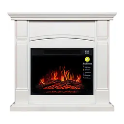 Камінокомплект ArtiFlame MANCHESTER AF23S БІЛИЙ ДУБ (зі звуком) - мініатюра 2