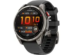 Смарт-годинник Garmin Fenix 8 Pro 47 mm AMOLED Titanium with Graphite/Black (010-03198-10/11)