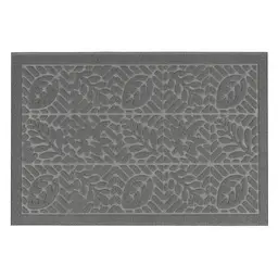 Килимок придверний Eco Fabric Листя без кромки сірий 40 х 60 см (4060-007) - мініатюра 3