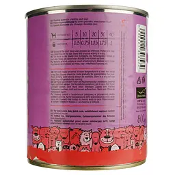 Вологий корм для собак Dolina Noteci Superfood з м'ясом козулі та яловичини 800 г - мініатюра 4