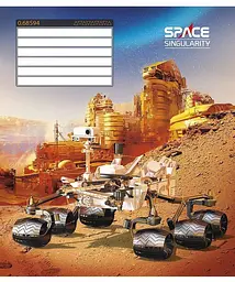 Зошит загальний Школярик Star Space singularity у клітинку 24 аркушів 25 шт. (024-3384K) - мініатюра 3