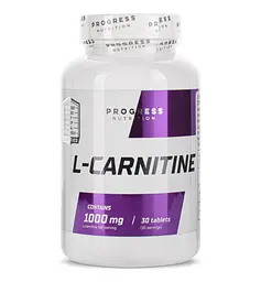 Жироспалювач L-Carnitine, 60 таблеток Progress Nutrition fit0023439